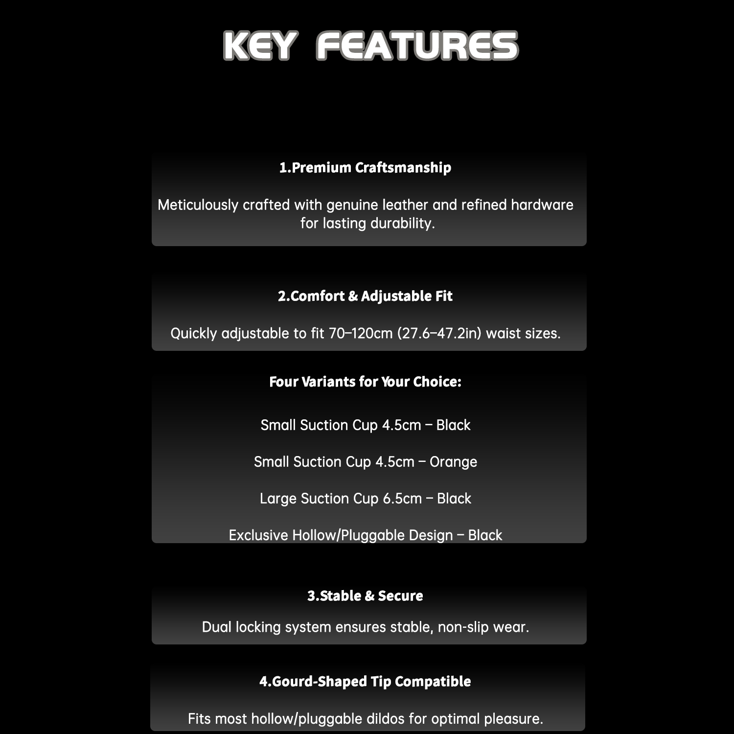 JYBL- STRAP-ON Harness 2